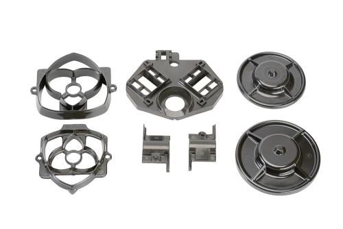 Graphite filled phenolic internal gas meter components